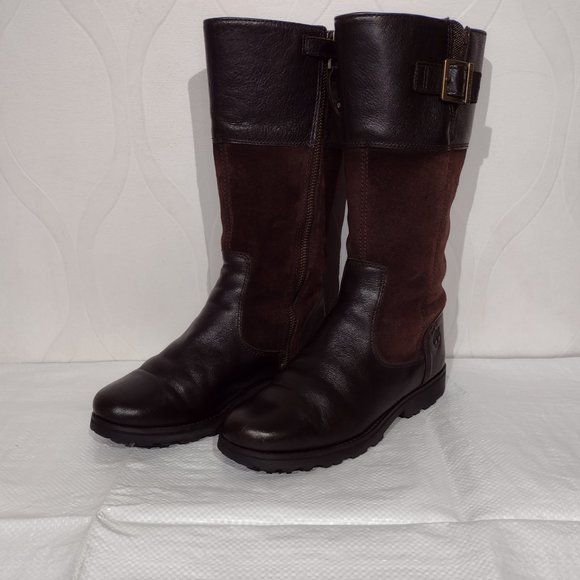 Timberland Western Buckle Boots Size UK 5.5 Womens Brown - Picture 3 of 13